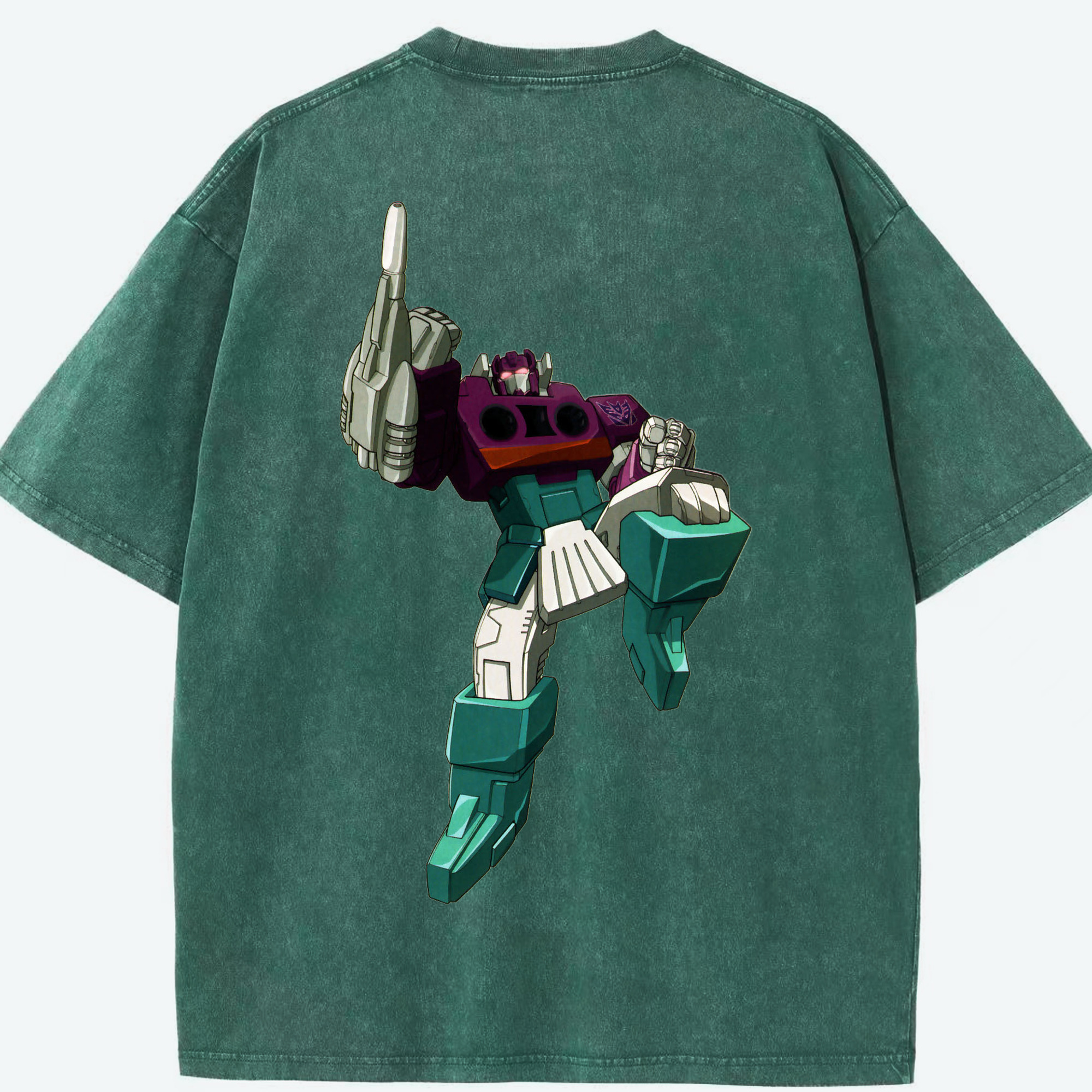 （画像用）  綿100% ヴィンテージ風 半袖Tシャツ（背面プリント）